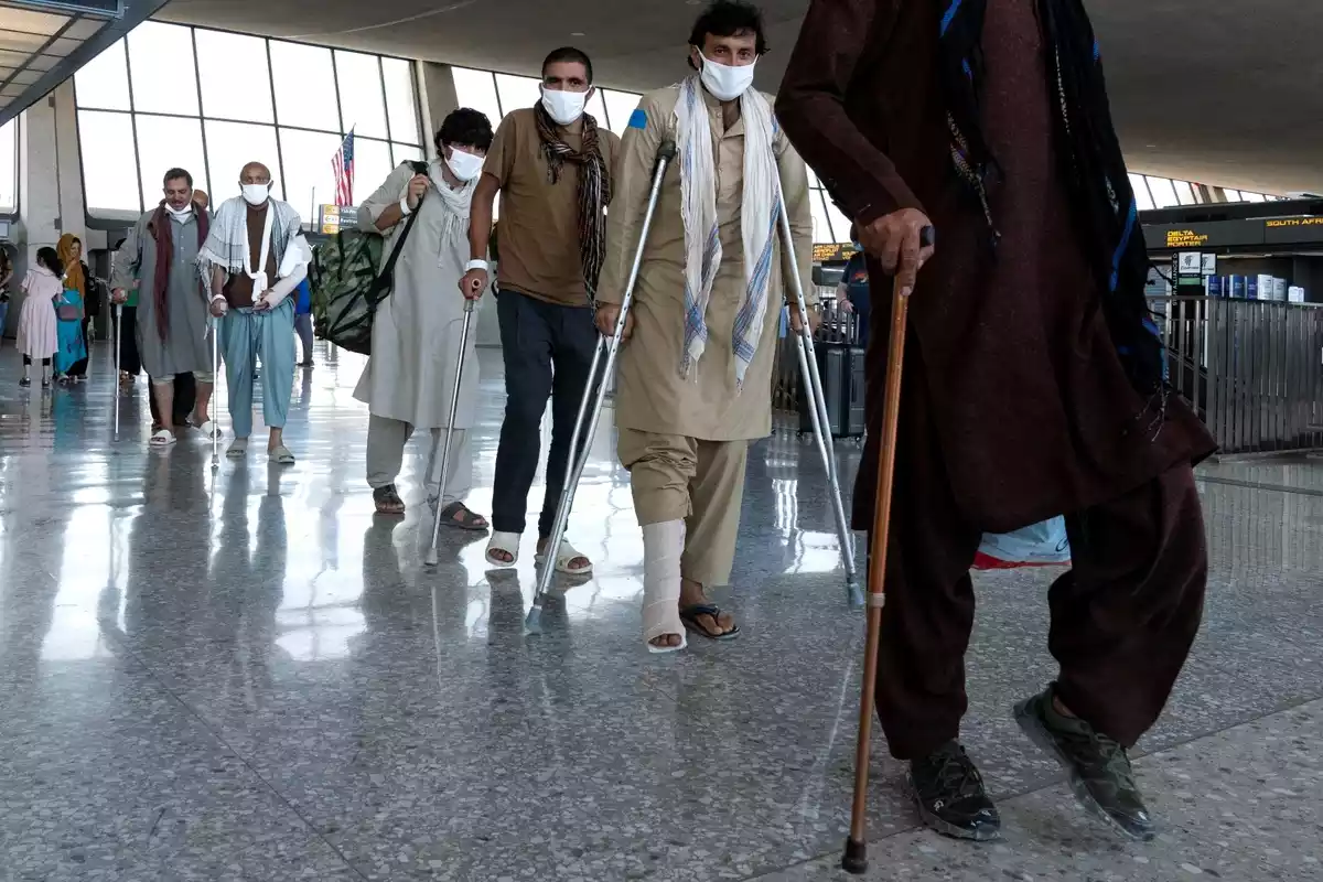 Imagen del aeropuerto de Kabul