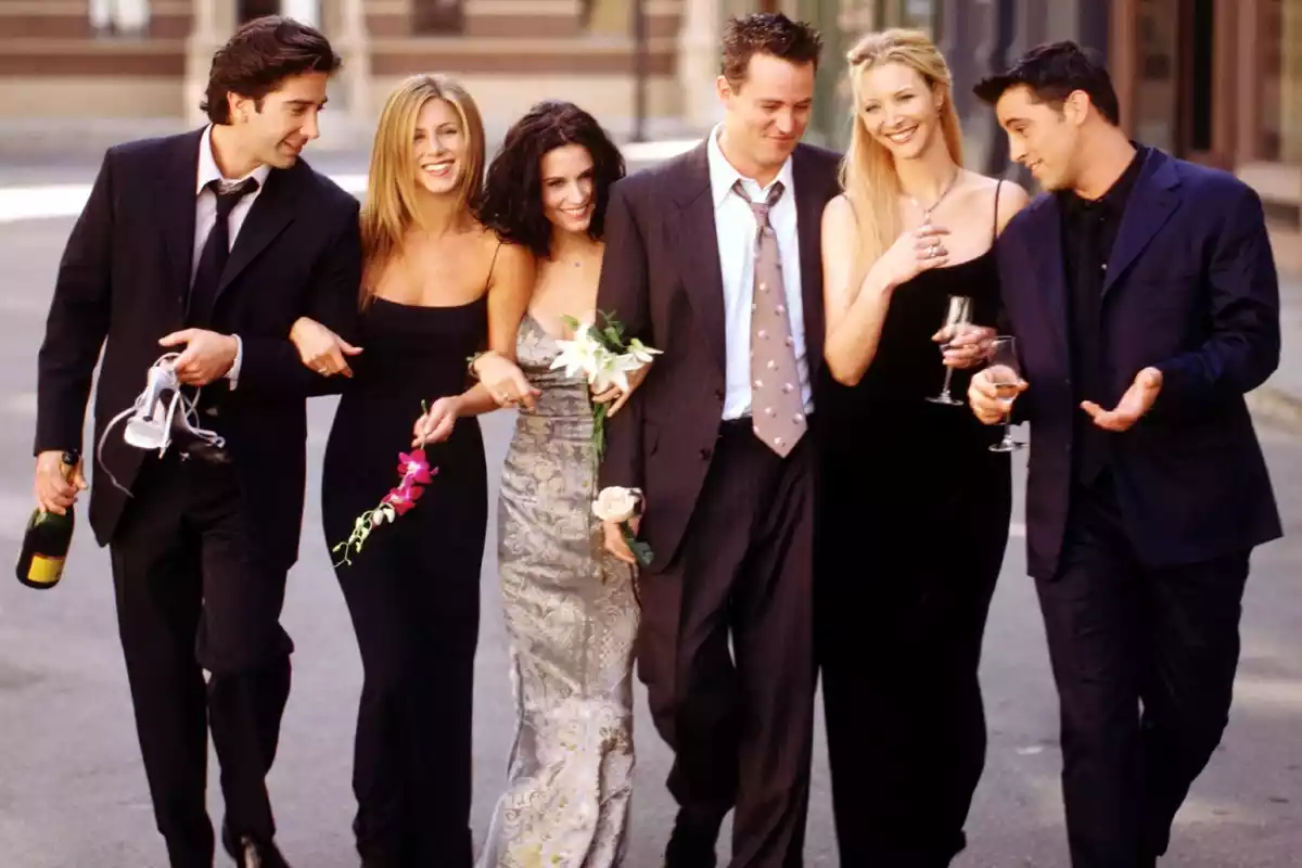 Imagen promocional de la serie 'Friends'
