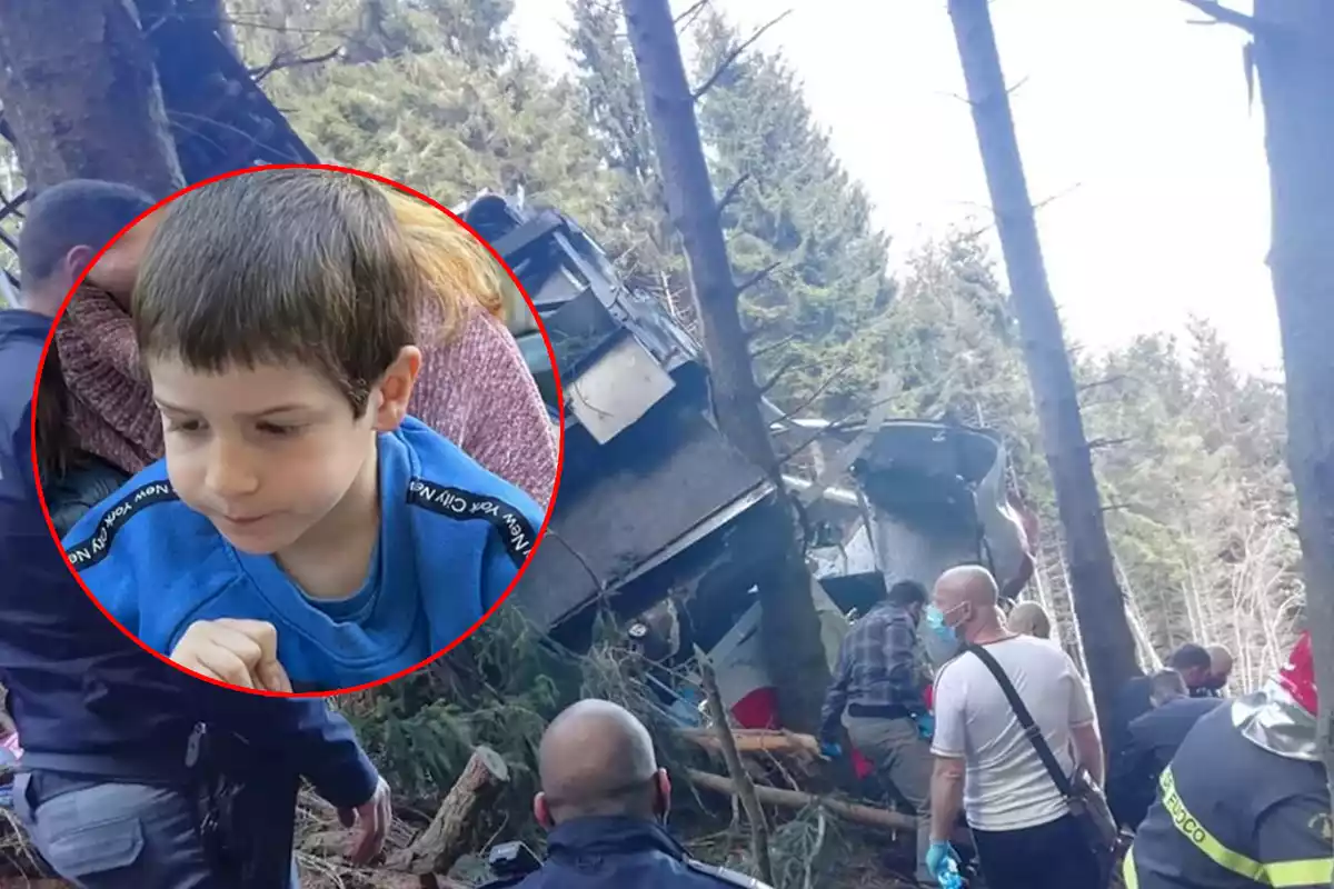 Eitan, el niño superviviente a la caída de un teleférico en Italia