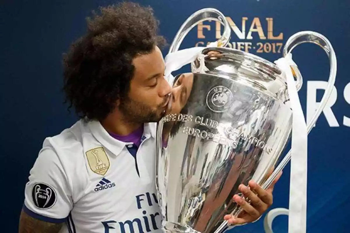 Marcelo con la Champions League