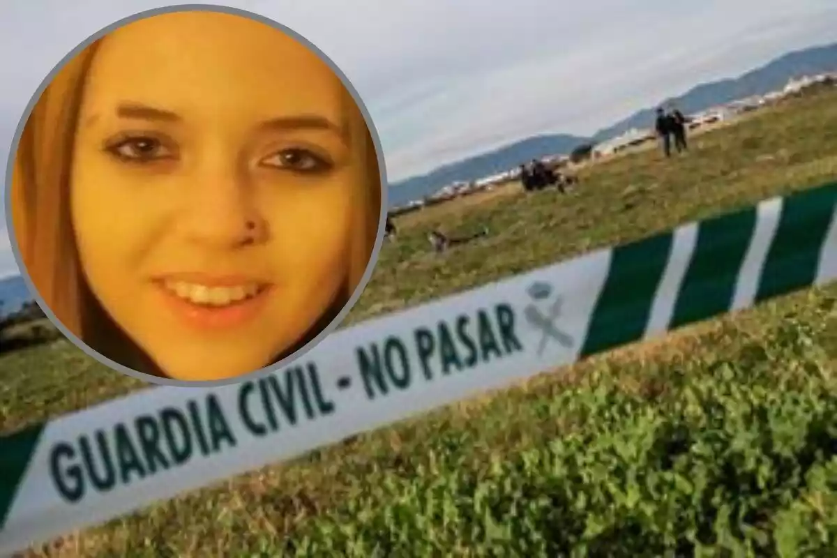 Montaje de Lucía Cebrían, la joven que ha encontrado la Guardia Civil