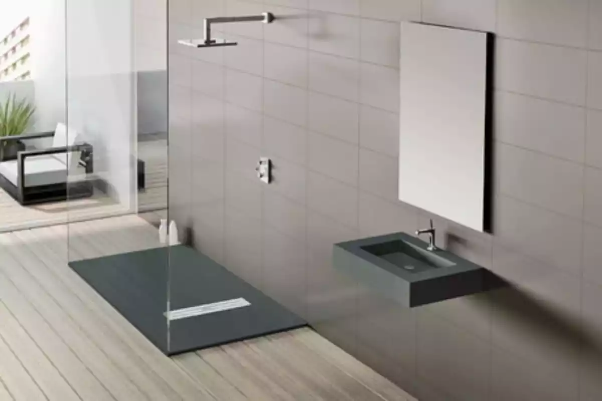 baño minimalista y elegante